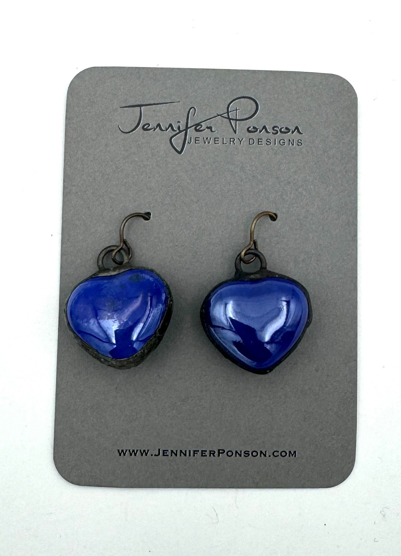 Porcelain Heart Earrings